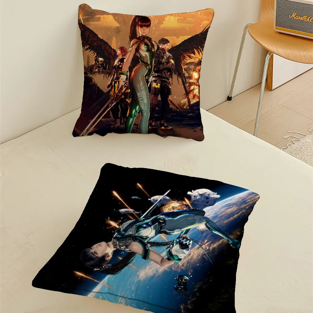 Game Stellar Blade Pillow Case For Home Bedroom Room Decoration Living Room Sofa Cushion Cover Suitable