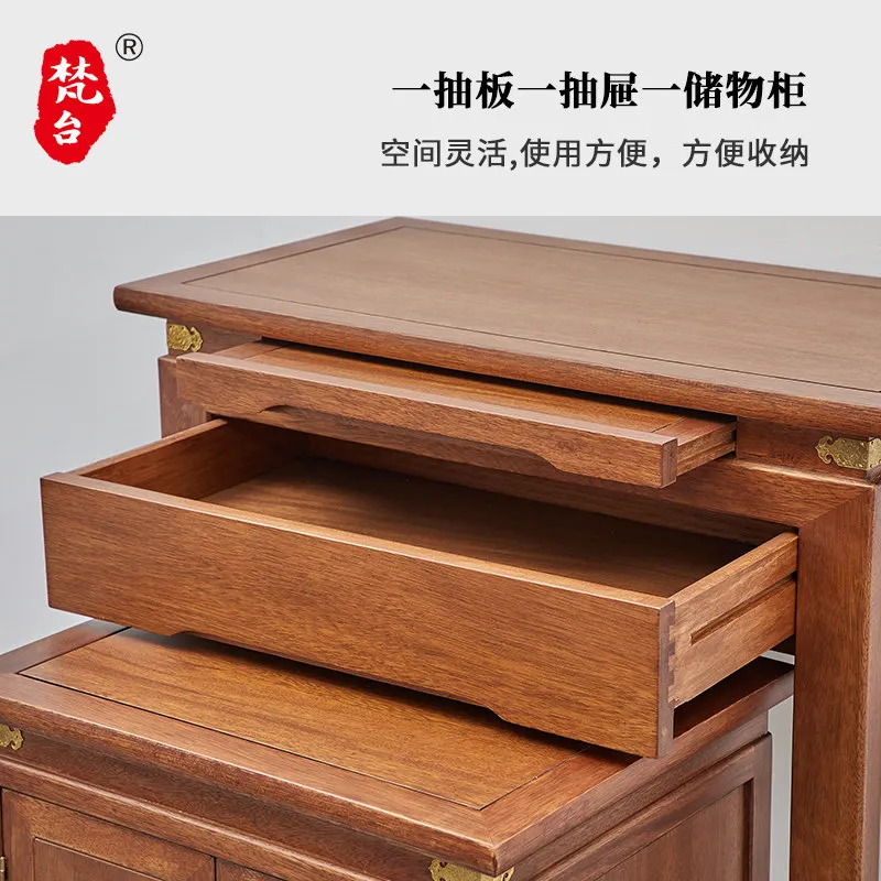 fg-a Table incense table Home living room  Fotai incense Modern simple solid wood tribute  New Chinese table cabinet