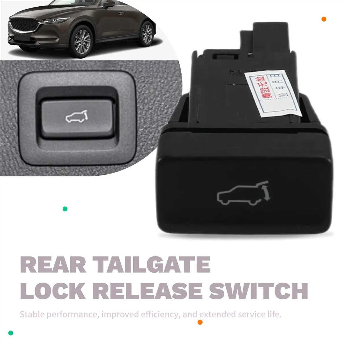 #06M (Black)Car Tailgate LiftgateI Back Door Trunk Lock Release Switch for Mazda,Automotive Parts & Accessories