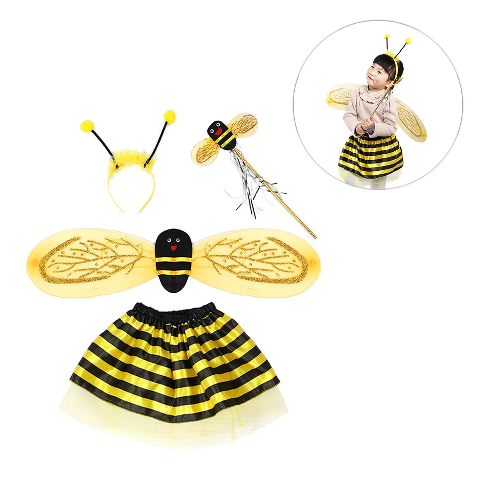 Bee Performing Costumes Bee Girl Skirt Bee Wing Performing Suits Bee Cosplay Costumes party cosplay costume