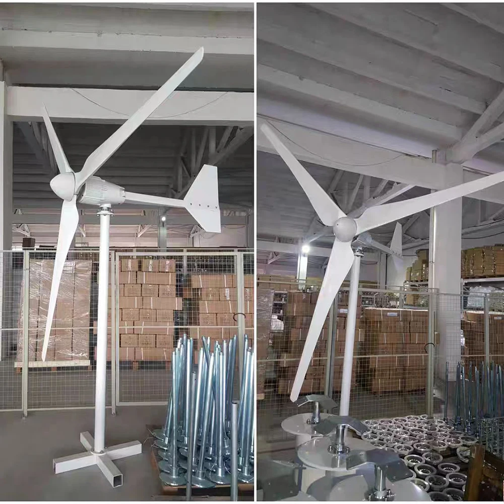 10000W High Efficiency Horizontal Wind Turbine Generator 12V 24V 48V 96V Use for off Grid System