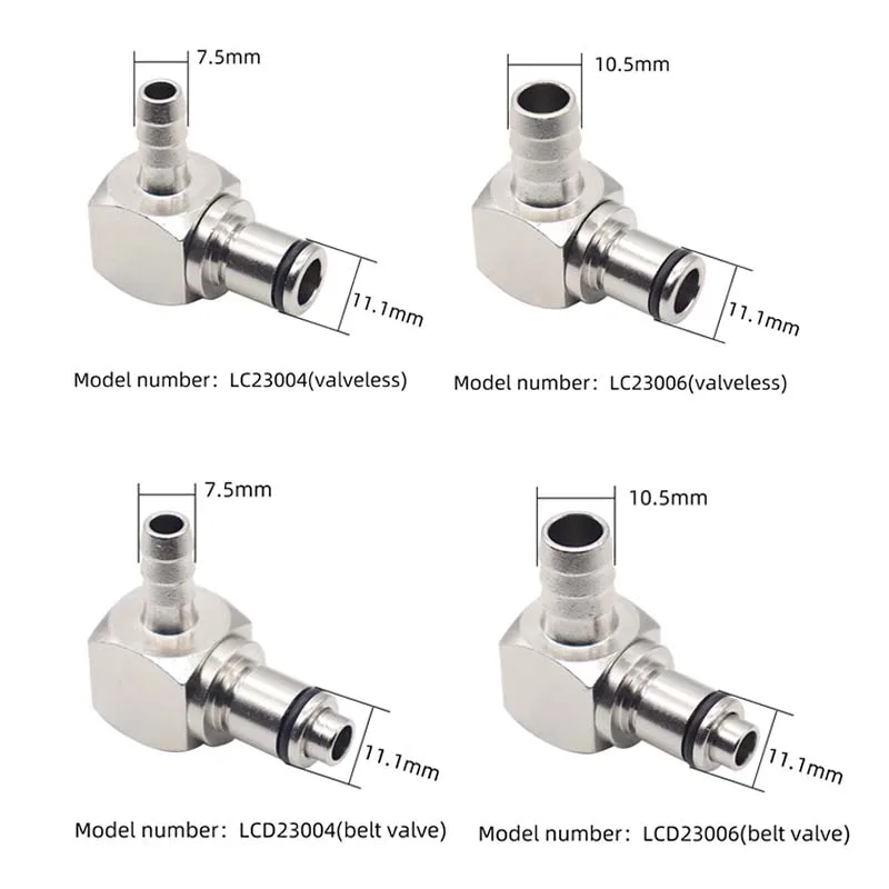 CPC Metal Fluid Quick Connector LCD23004 LC23006 Pipeline Coupling Water Oil Air Hose Joint Plug