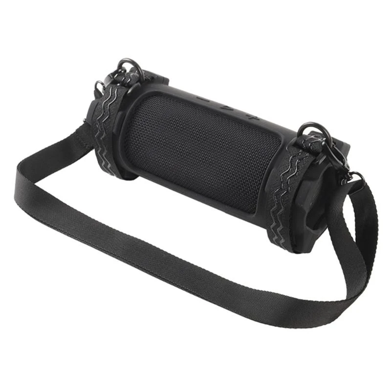 

F68B NonSlip Silicone Case Guard Shoulder Strap For Flip 7 Speaker for Music Player