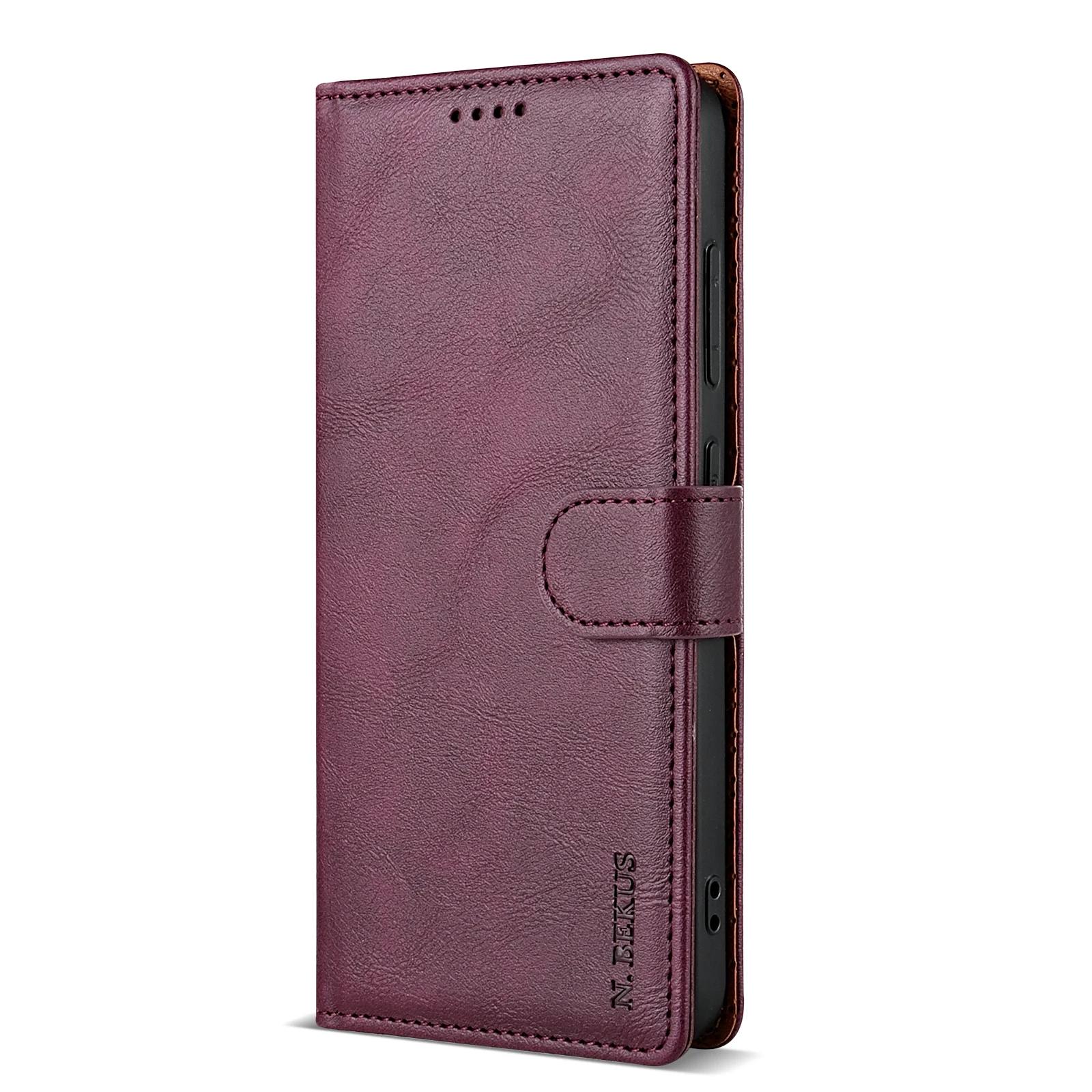 Zakelijke leren telefoonhoes voor Samsung Galaxy S26 S25 S24 S23 Ultra S22 S21 FE S20 S10 Plus Note20 Flip Card Wallet Cover Etui
