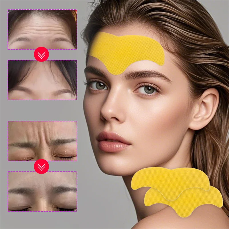 

Forehead Wrinkles Patch Contain Collagen Hyaluronic Acid Firming Skin Fade Fine Lines Deep Moisturizing Facial Mask Anti Wrinkle