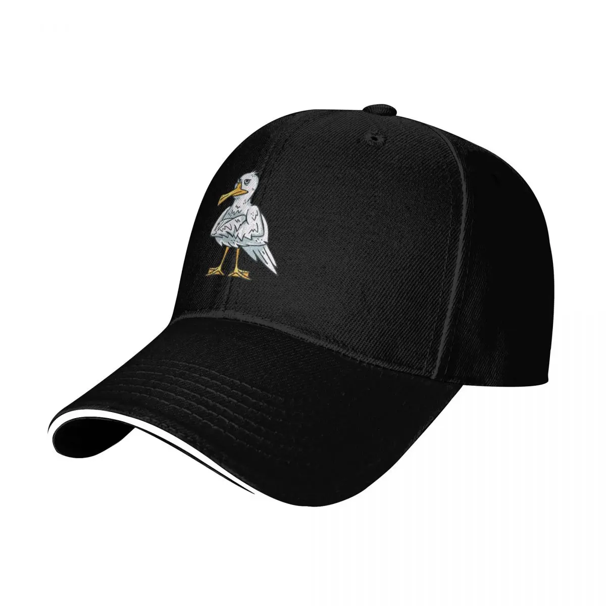 seagull bird Baseball Cap Casual Daily Wear Quick Dry Performance Cotton Twill Breathable