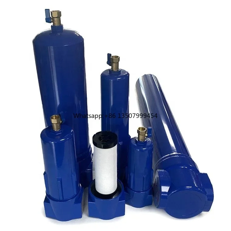 

Factory Wholesale New 10Bar Activated Carbon Oil Vapor Removal Filters Industrial Compressors Accessories Compressed Air Filters