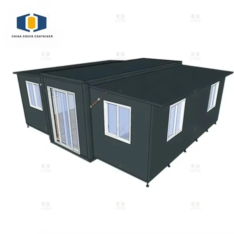 YG Customized Prefab Expandable House Pre Made Luxury Prefabricated Living Prefab Cabin Fold Out Container Prefab Extendable