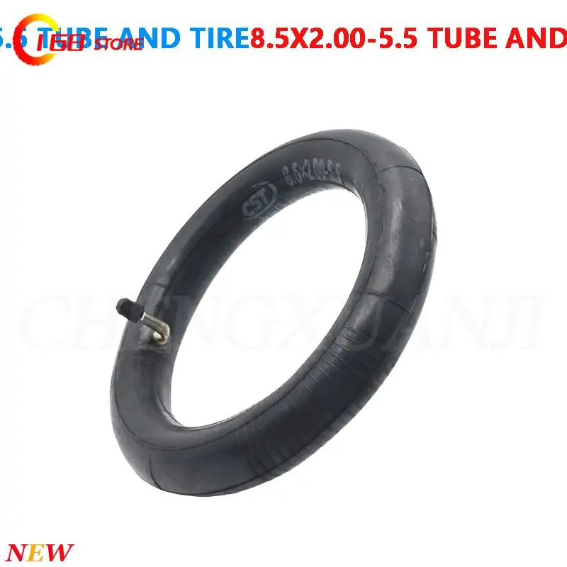 CST 8.5x2.00-5.5 Inflatable Inner Tire 8*2.00-5 inner tube bent 45/90 degree For Electric Scooter Folding Bicycle Parts 8.5 inch