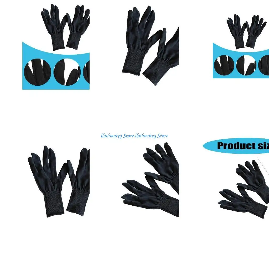 573B 2 قطعة قفاز إصبع خفيف الوزن لركوب الدراجات قفازات لمسات شاشة القفازات