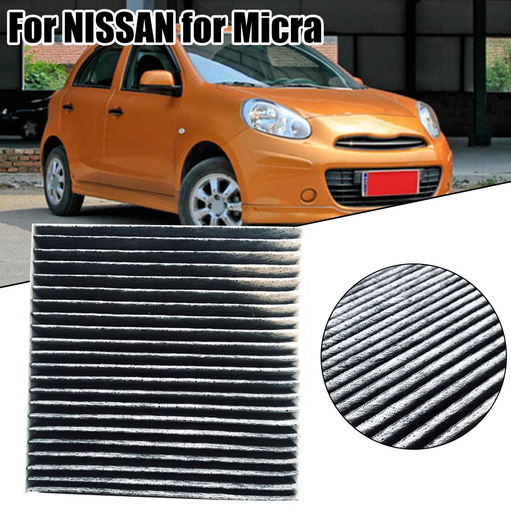 Car Maintenance Vehicle Interior Black Car Air Filter Vehicle Air Filter Clean Air Circulation For NISSAN Versa