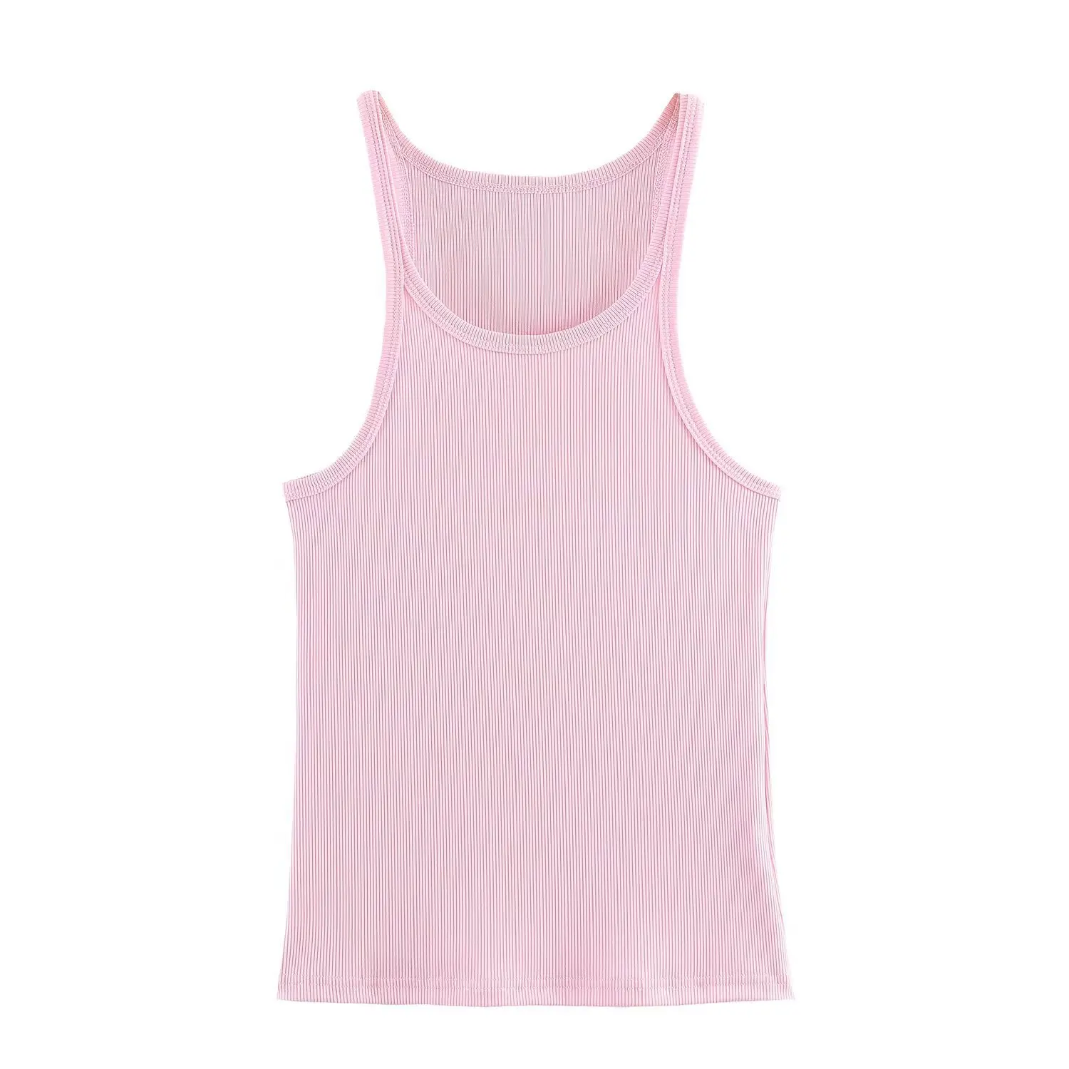 Women's Fashionable Casual Ribbed Tank Top   JX96