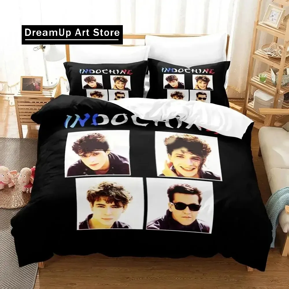 Rock Indochine Bedding Set Boys Girls Twin Queen Size Duvet Cover Pillowcase Bed Kids Adult Fashion Home Textileextile