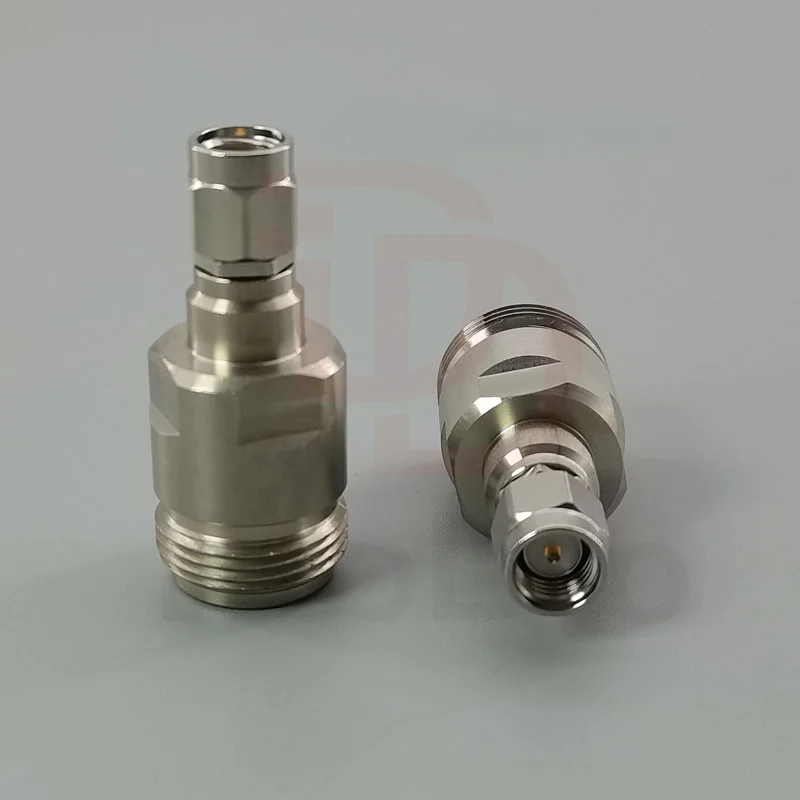 Conector hembra tipo N de DC-18GHz a macho SMA, Conector de precisión para microondas, adaptador Coaxial RF, onda milimétrica 5G de alta frecuencia