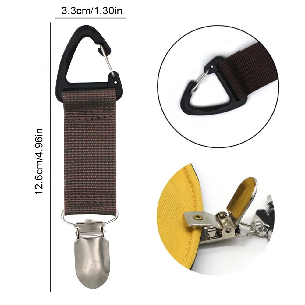 حقيبة يد محمولة مشبك قبعة عالمي محمول قبعة حارس كليب خفيفة الوزن تخزين الملحقات السفر في الهواء الطلق الأدوات العملية