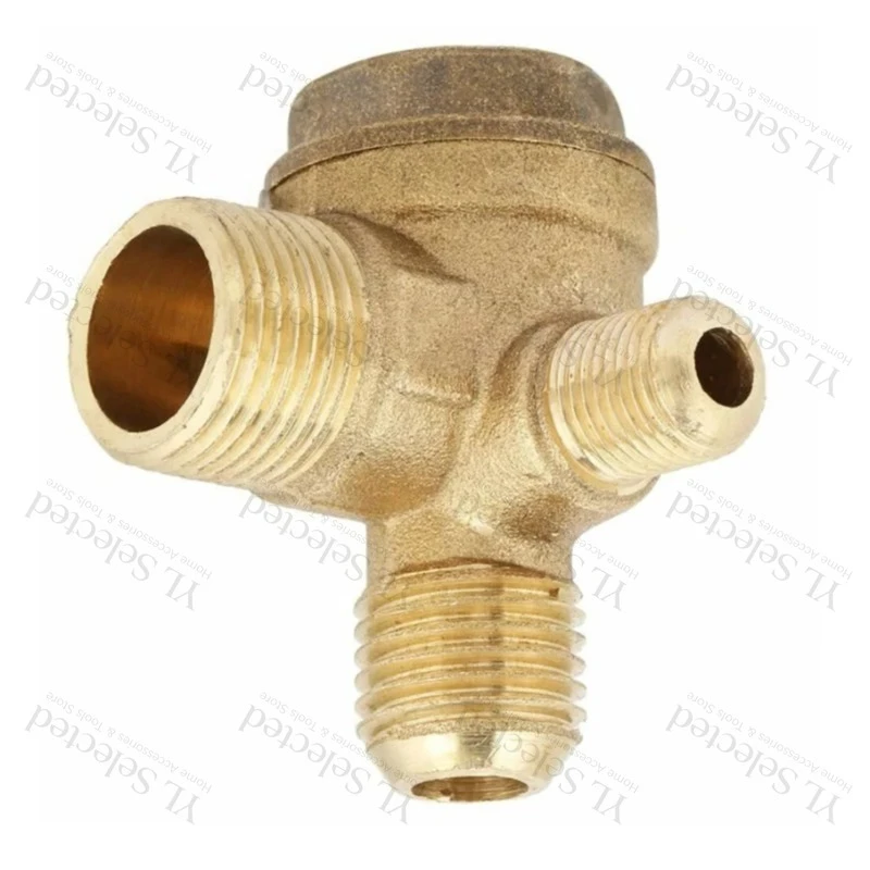 For Air compressor one-way valve check valve used to prevent air leakage check valve 16*14*10 pure copper 3-port accessories
