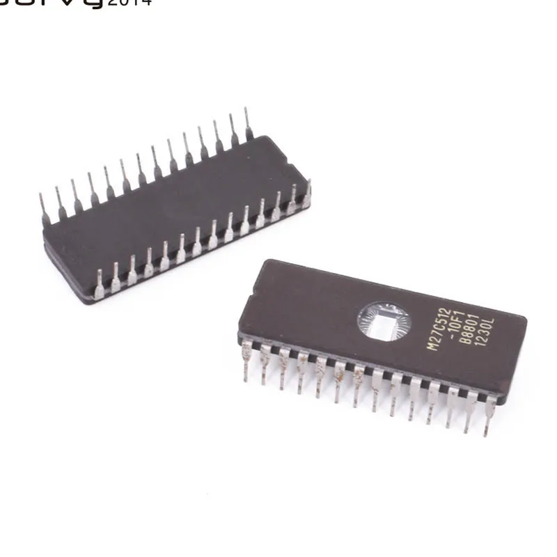 10 pcs M27C512-10F1 M27C512 27C512 eprom, Uv 512 KBIT DIP-28 IC integrated circuit