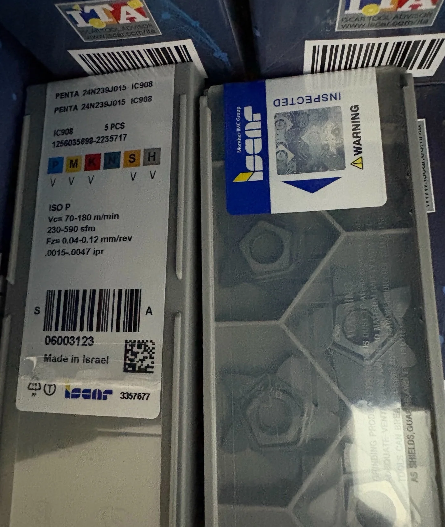 

Hard alloy cutting blades PENTA24N239J015 IC908
