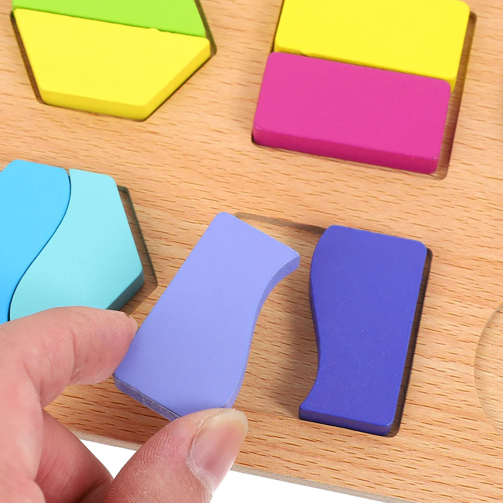 

2 set 2 Sets Wooden Alphabet Number Educational Shape Matching Blocks Game for Toddlers Bright Color