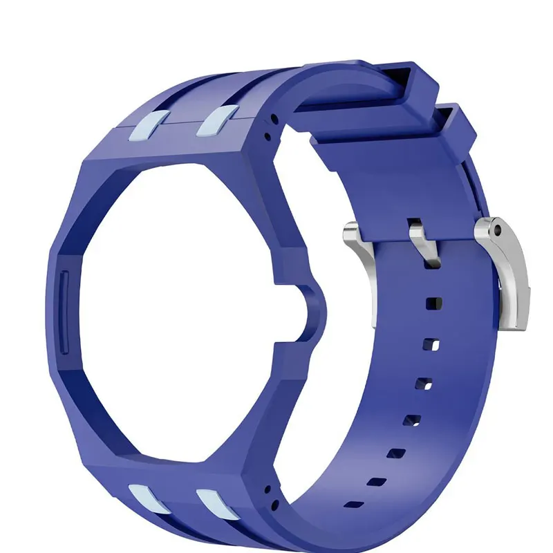 Modification Kit for Swatch To AP Royal Style Ceramic Case Silicone Strap Adapter Set for Pocket Watch Conversion To Wristwatch