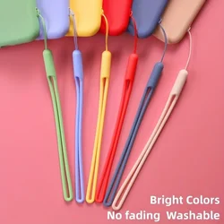 New Wrist Straps Hand Lanyard Silicone Charms For Mobile Phone Camera Keys Cord Chain Cute Lanyard Keychain Keycord Hanging Rope