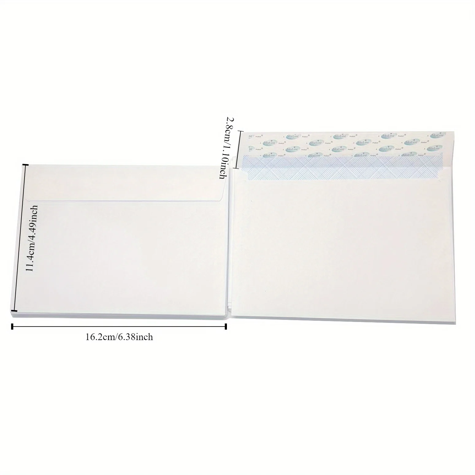 Self-Seal Business Letter Envelopes, 50/100 Pack, White, 16.26cm X 11.43cm - Secure Closure, Ideal for Invoices, Reports,