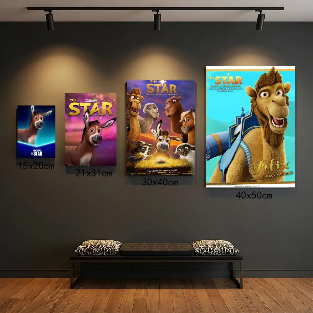 anime T-The Star 2017-R Poster Peel and Stick Wall Art for Cafe Office Bar and Home Decoration