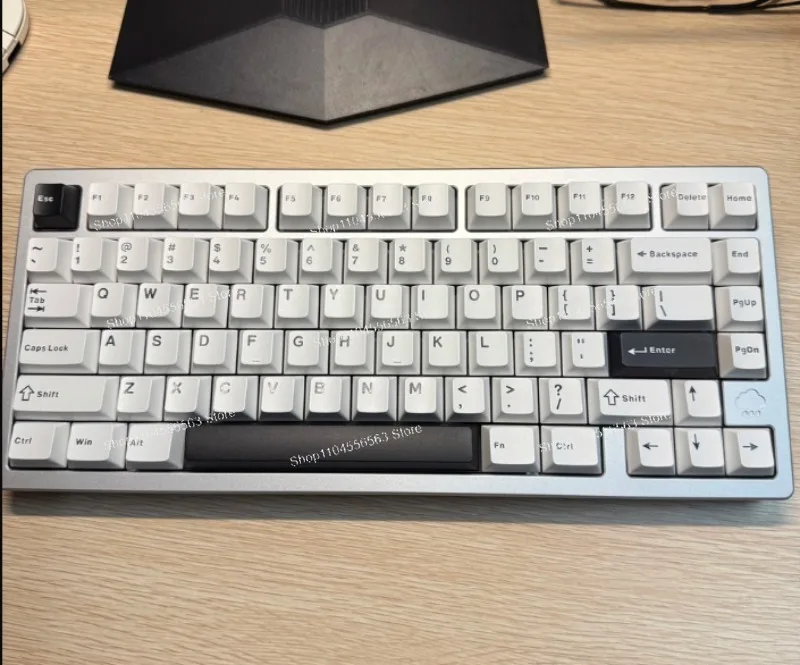 RAINY75 Custom Mechanical Keyboard, 75% Aluminum Wireless Bluetooth 2.4G Gaming E-sports Hot-swappable RGB