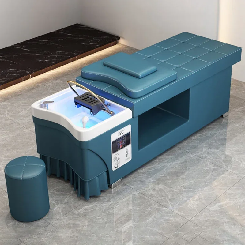 

Hair Spa Machine Mobility Hairdressing Salon Chair Stylist Washbasin Head Massage Table Water Basin Bed Shampoo Cama Shampoo Spa