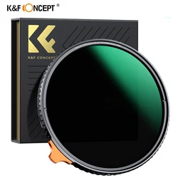 K&F Concept Variable ND2-400&1/4 Black Mist Diffusion 2in1 Camera Lens Filter Video  49mm 52mm 58mm 67mm 72mm 77mm 82mm