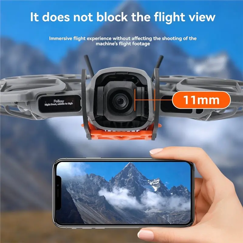 【SURPISE】Anti-Collision Gimbal Bumper For DJI NEO 2 Carbon Fiber Shockproof Protective Bar Lens Lightweight Design