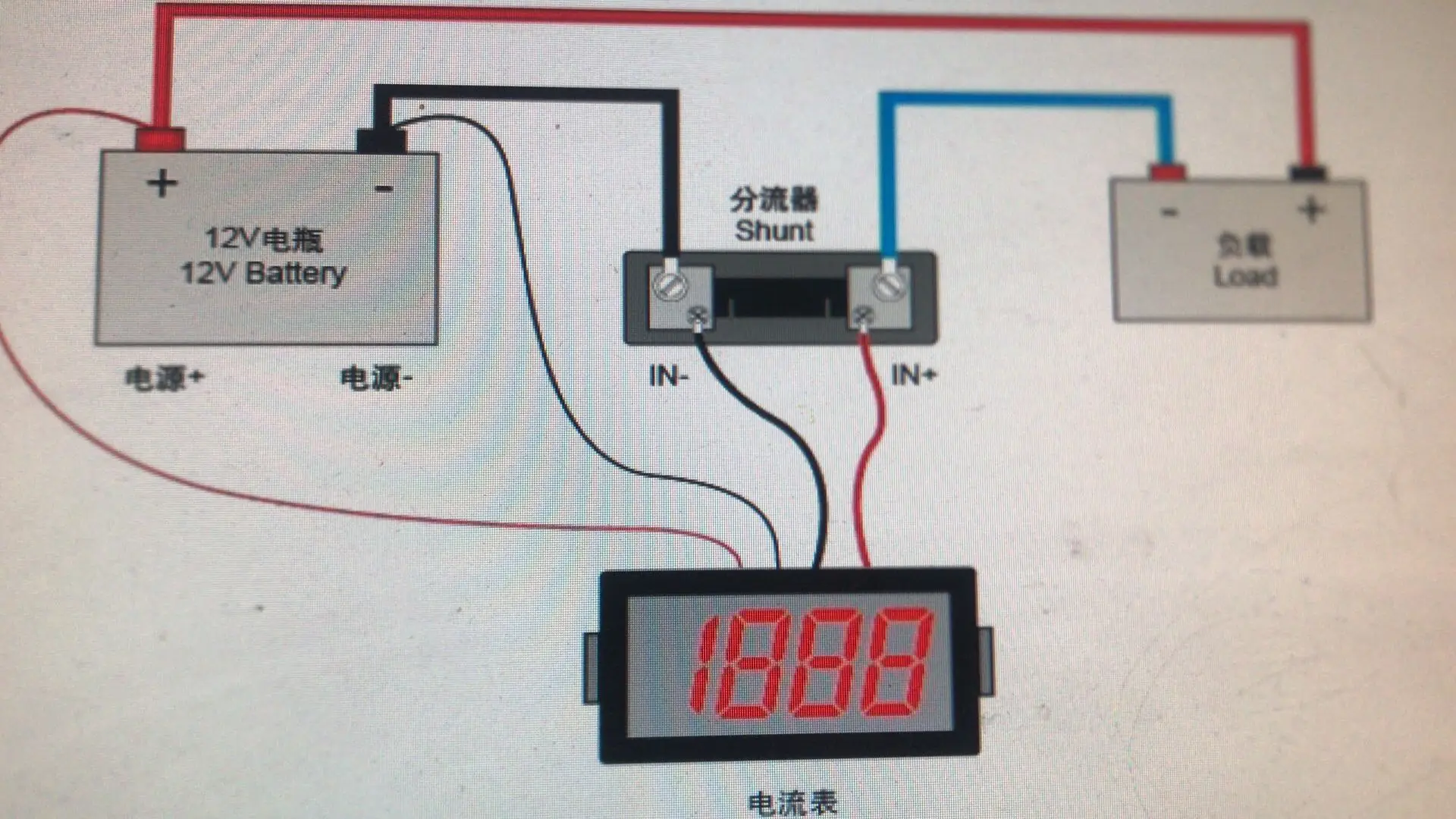 50A 75mV Amp Meter Ammeter 0-50A Shunt Resistors Resistance for DC Current Measure