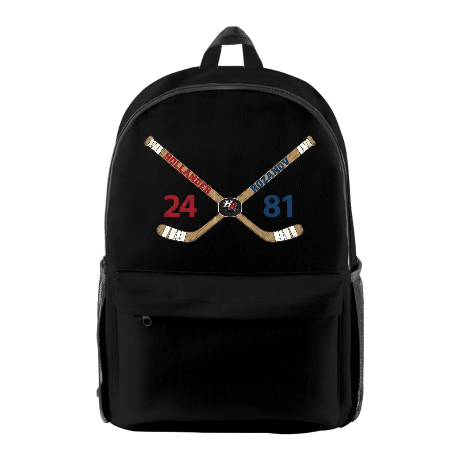 

Heated Rivalry Hollander Rozanov Hockey Backpack Women Men Shoulders Bag Casual Streetwear Daypack Unisex Travel Bags