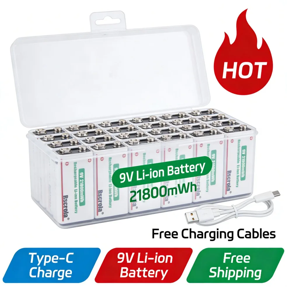 Type-C Charge 9V Ba…