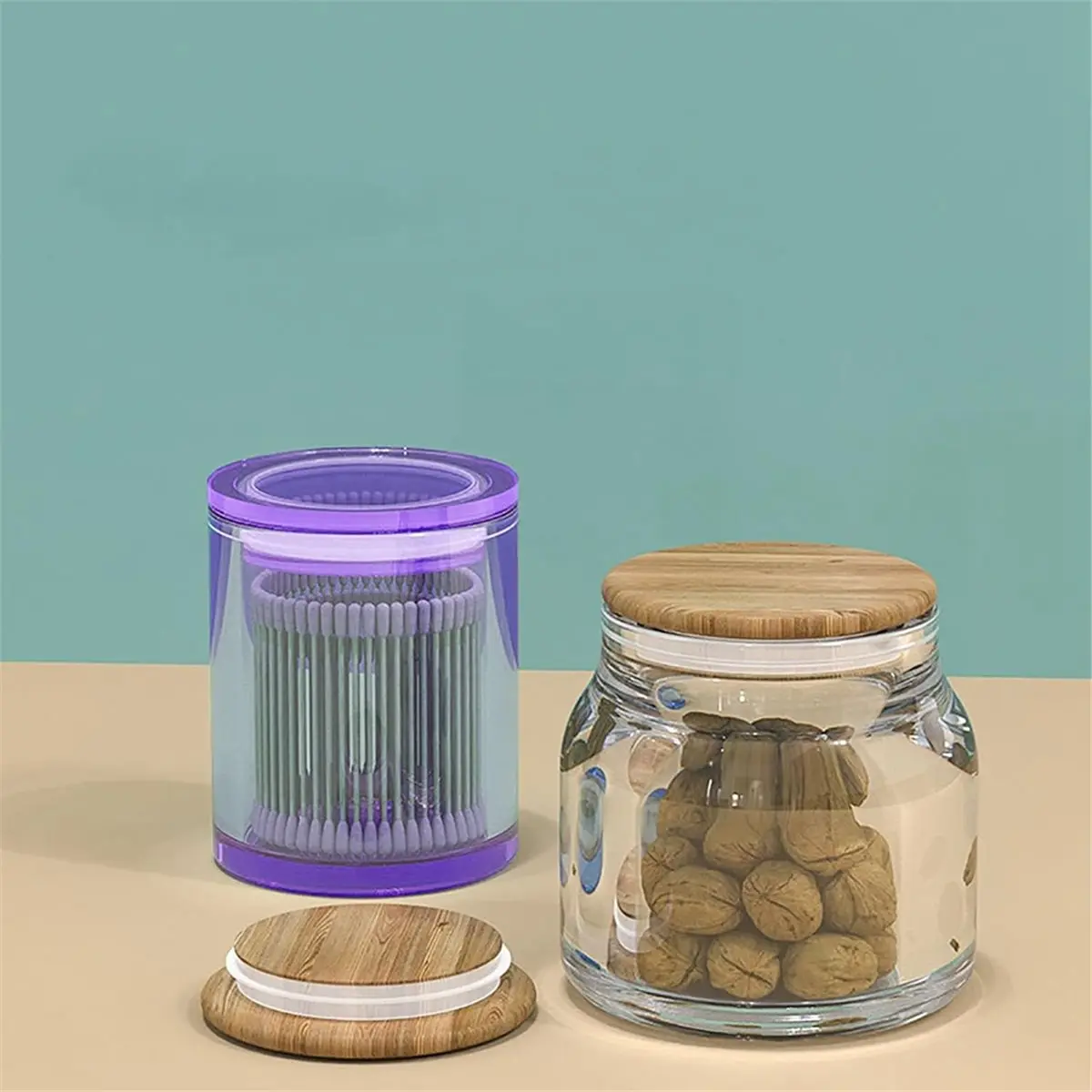 Best sales 2026 Silicone Resin Mold for Cylinder Storage Box with Lid and 5 Rings, Ideal for Epoxy Casting and DIY Crafts