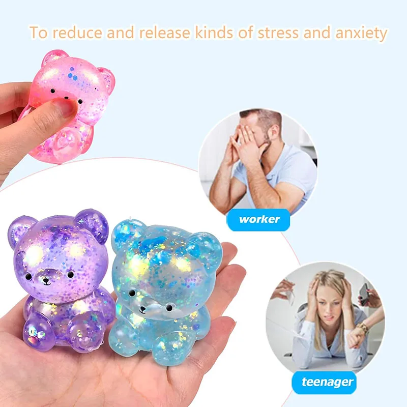 Kreatywny miękki miś Kawaii Squishy Toys Sensoryczna zabawka antystresowa dla dzieci z powolnym odbiciem na przyjęcia Klasy nagród