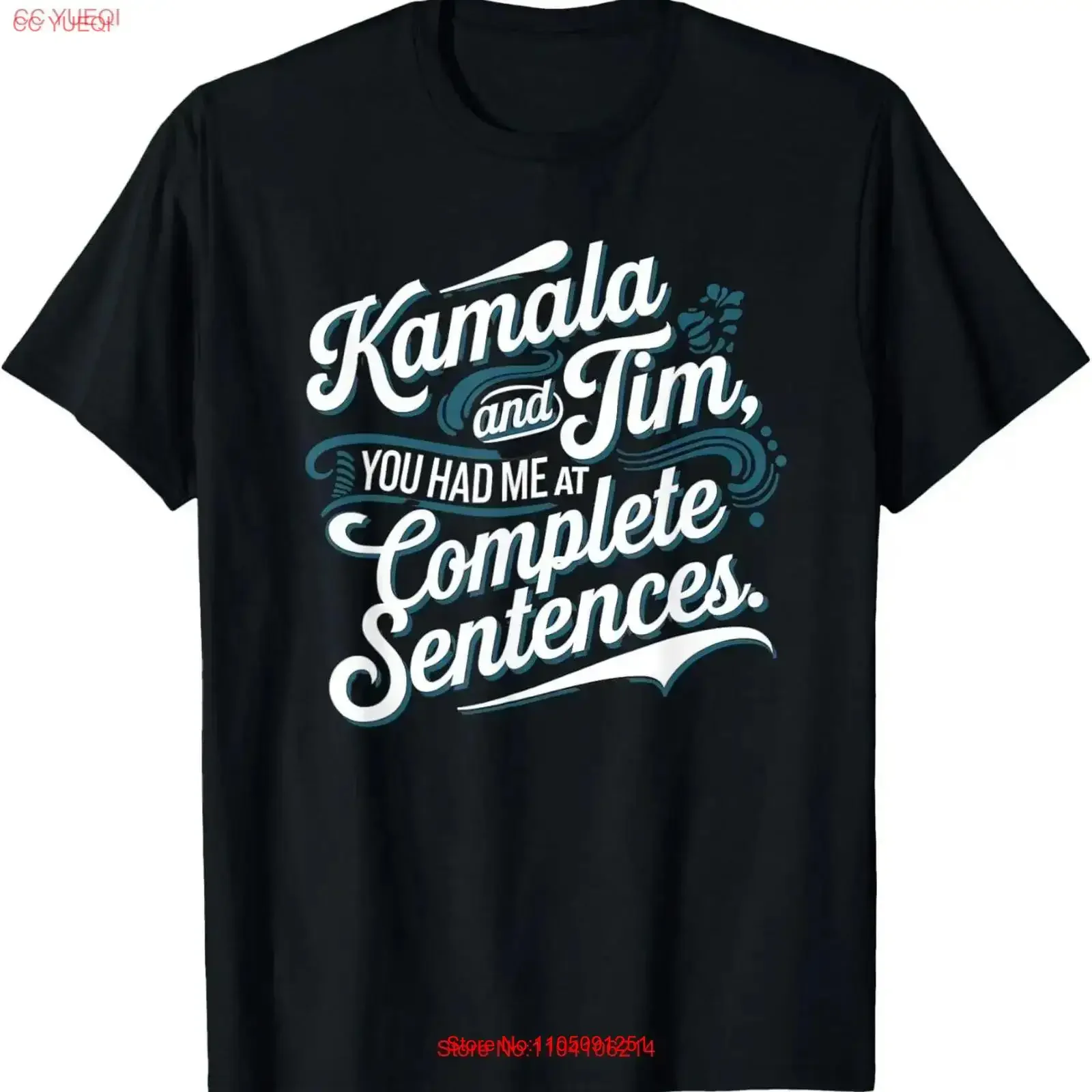 

Футболка Kamala And Tim You Had Me At Complete Sentences с винтажным стираным рисунком, мягкий топ для повседневного ношения, растягивающаяся универсальная футболка