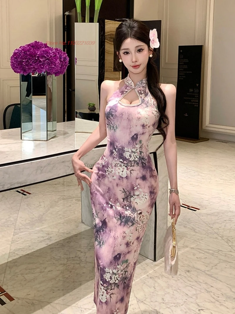 2026-chinese-vintage-dress-sexy-sleeveless-cheongsam-retro-flower-print-evening-dress-traditional-nightclub-qipao-bodycon-dress