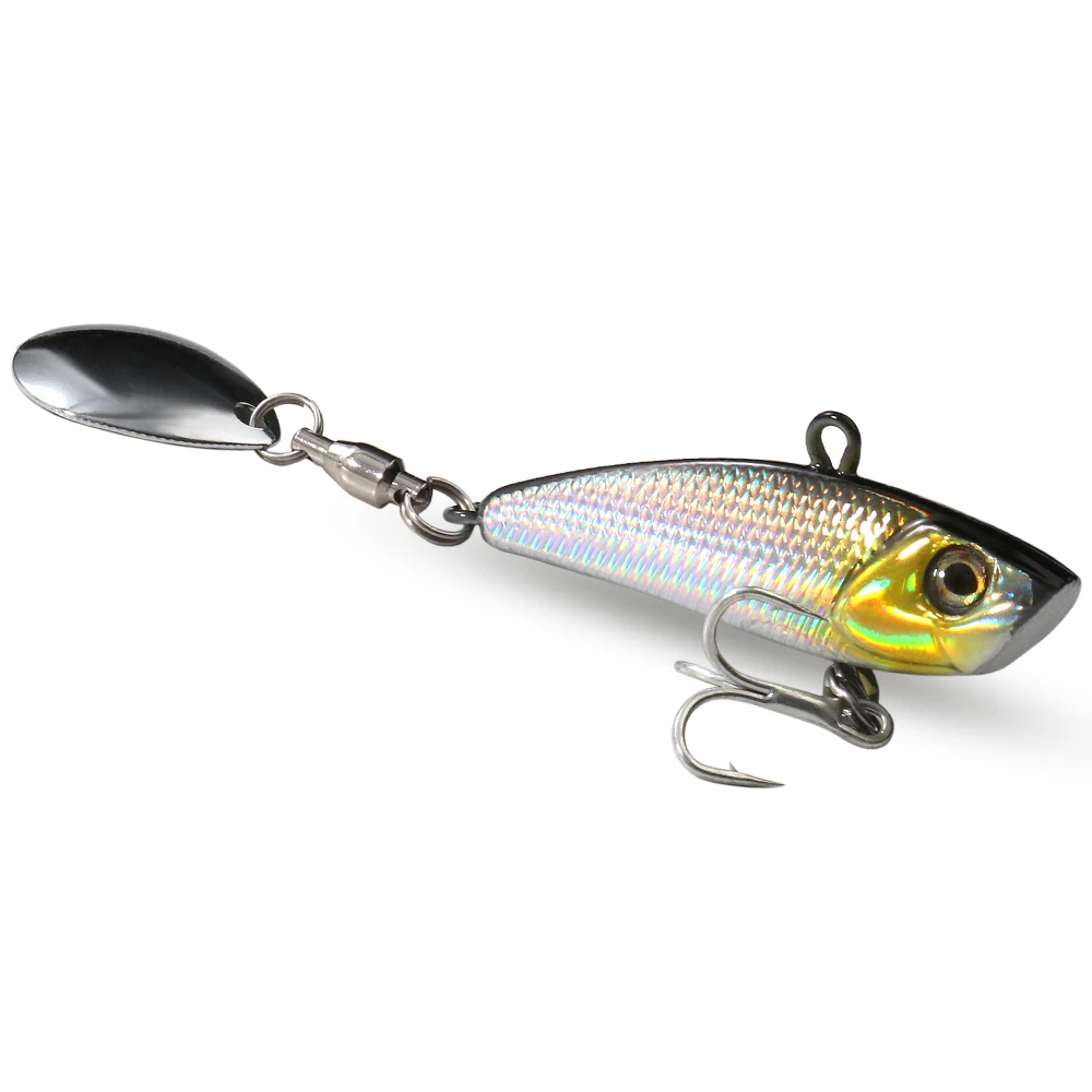 GOBAIT Metall-VIB-Köder 8g 11g 21g Spinnerbait Harter Köder 3D-Augen Weitwurf-Jig für Barsch- und Forellenangeln 1-7 Stück Pesca-Angelausrüstung