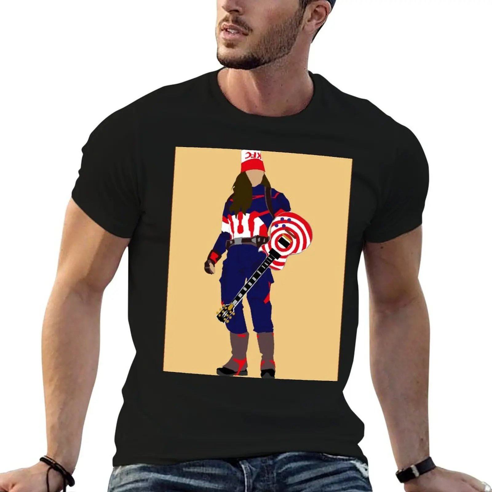 captain buckethead T-Shirt funny meme t-shirts anime tshirt funny t shirts men