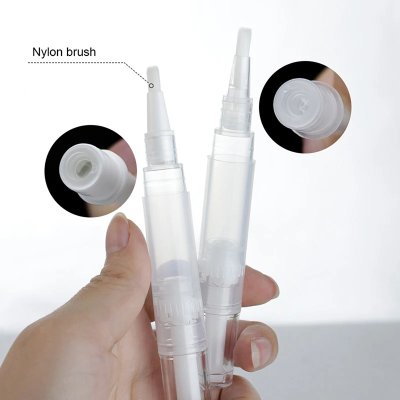 【5 ml leerer Drehstift mit Pinsel, nachfüllbare Flasche, Kosmetikbehälter, Nagellacktube für Balsam, Nagelkunstfarbe, Mascara, Öle】