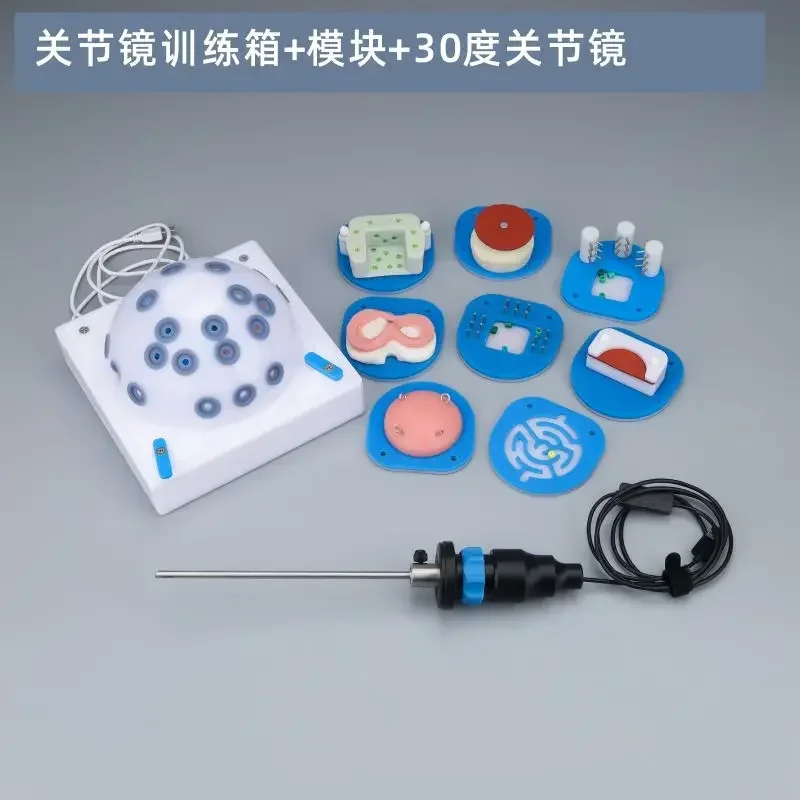 Arthroscopic Surgery Simulation Training Box Arthroscope Cutting  Forceps 30 Degree Adjustable Focus Camera