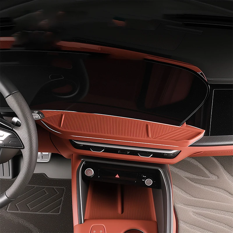 For Audi Q5 GU 80А 2025 2026 2027 Silicone material storage pad for central control screen interior storage component