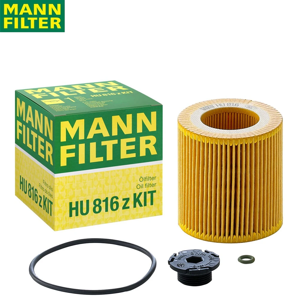 

MANN FILTER HU 816 z KIT Oil Filter For BMW 328i N20B20A Continental Original Top Sealing Ring 11 42 8 683 204