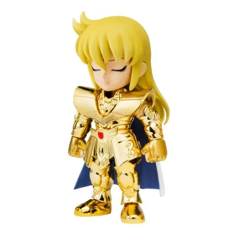 Новый запас Q версия игрушки Saint Seiya, мультяшная фигурка, Лев, Стрелец, Дева, суставы, подвижная модель, украшения, подарки на день рождения