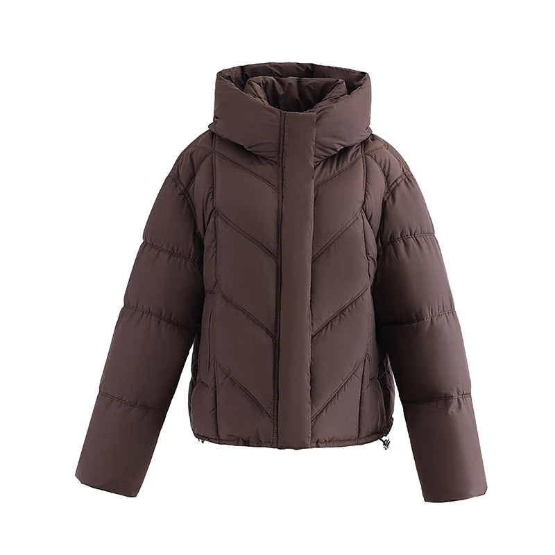 

Winter Clothes Women Street Loose Hooded Cotton Jacket Women Casual Thickened Winter Jacket Women Tops