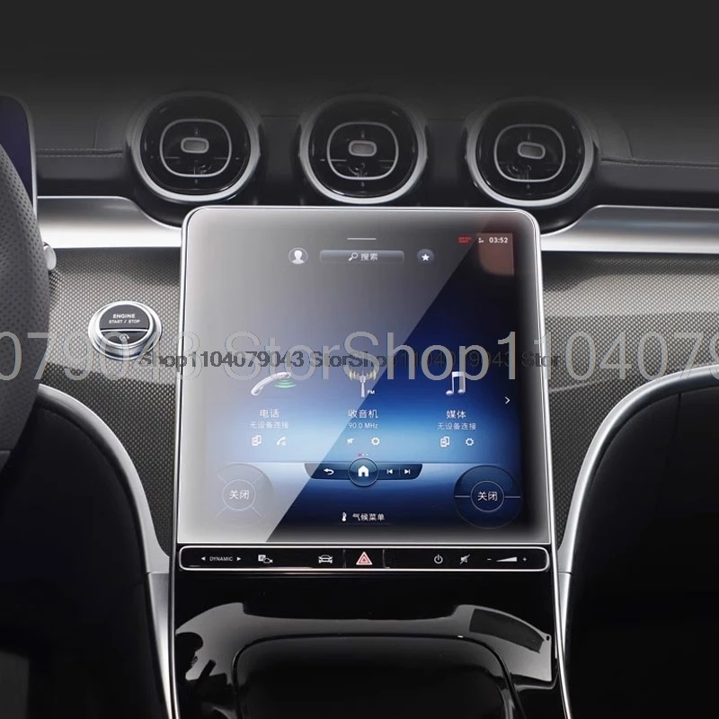 Tempered glass Screen protector film For Mercedes-Benz GLC X254  Classe C W206 2023 -2024 car LCD gps Navigation anti-scratch