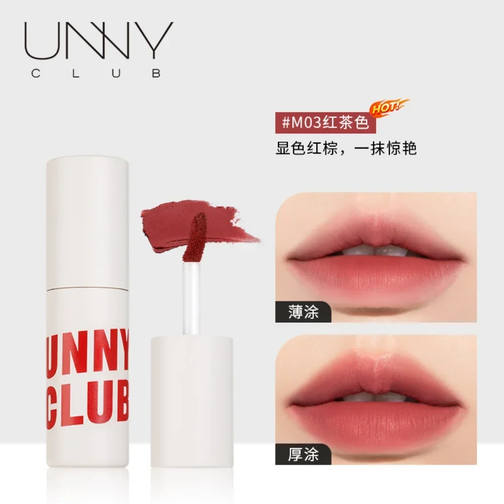 Unny Club Samt matte Tönung Lippen schlamm weichen Nebel samtig glatt lang anhaltende Frauen Schönheit flüssigen Lippenstift Lip gloss Make-up Kosmetik