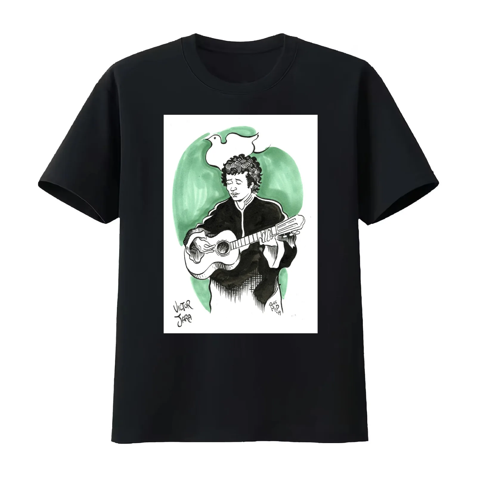 The Dove of Peace T-Shirt Summer Casual Cotton Tee Oversized Streetwear Tops Vintage Graphic Print Loose Fit Short Sleeve