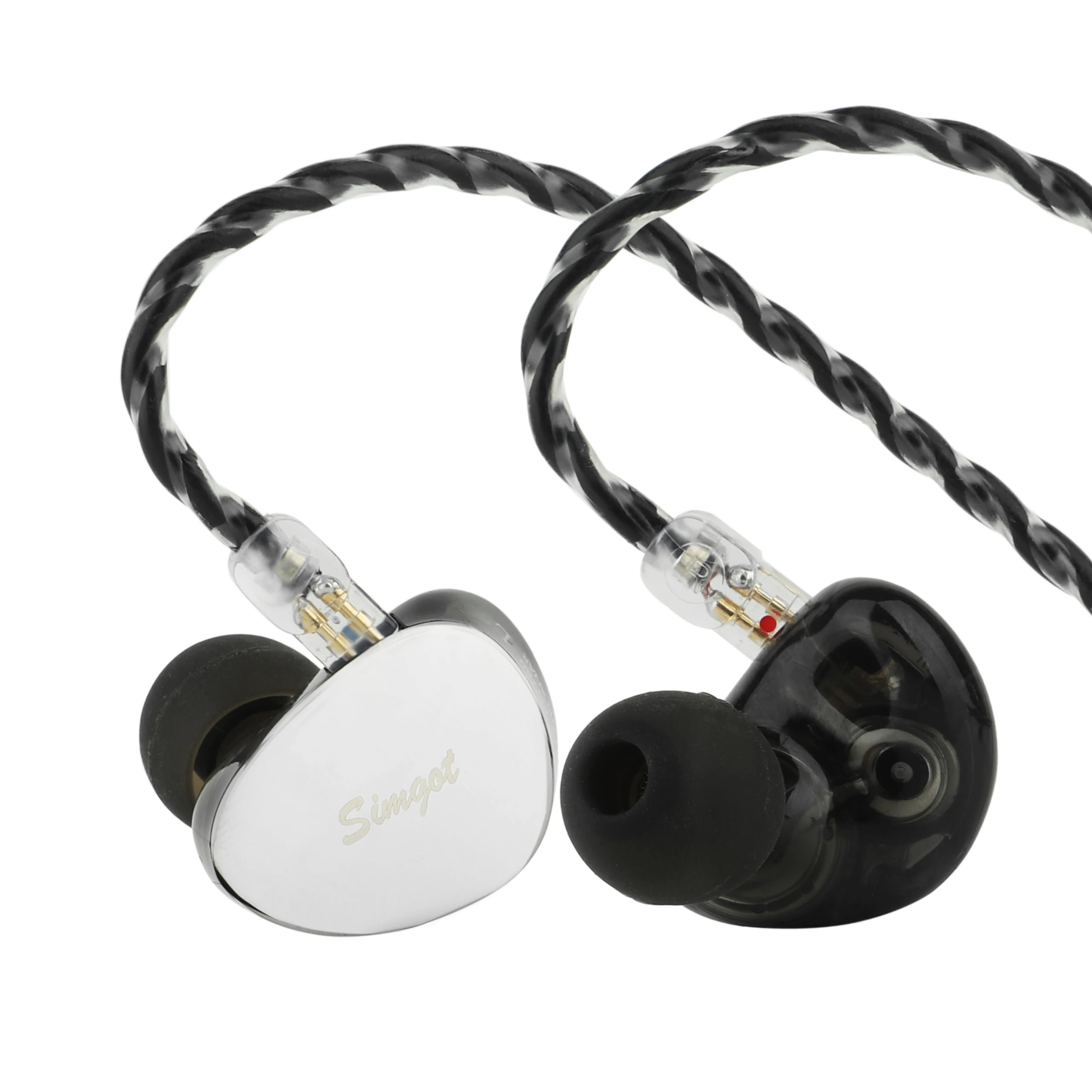 SIMGOT EG280 In-Ear-Monitor 1DD+1 Planar HiFi IEM Kabelgebundener Gaming-Kopfhörer mit abnehmbarem 2-poligem OFC-Kabel Optimiert für HiFi und Gaming – Detail 11